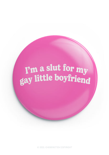 Slxt For My Gay BF 1Pc Y2K Pin Cherrykitten