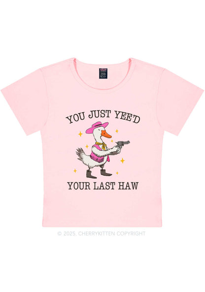 You Just Yeed Goose Y2K Baby Tee Cherrykitten