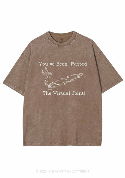 The Virtual Joint Y2K Washed Tee Cherrykitten