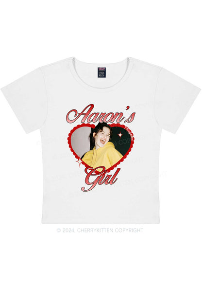 Custom Aarons Girl Y2K Valentine's Day Baby Tee Cherrykitten