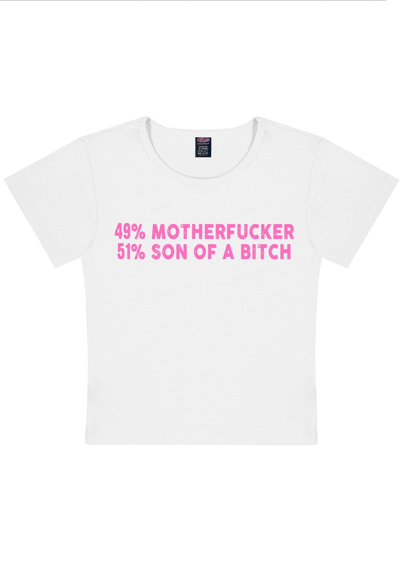 Motherfxcker Son Of Bxxch Y2K Baby Tee Cherrykitten