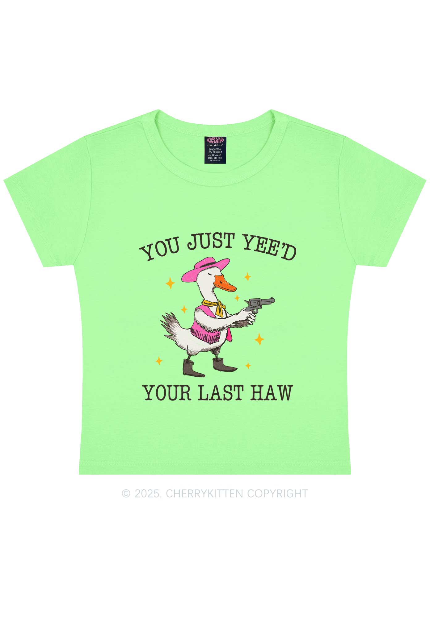 You Just Yeed Goose Y2K Baby Tee Cherrykitten