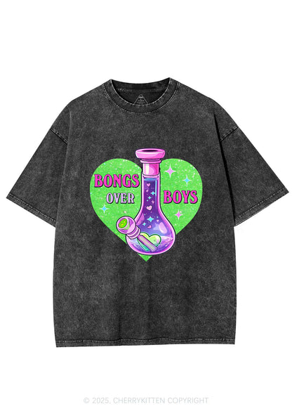 Bongs Over Boys Y2K Washed Tee Cherrykitten