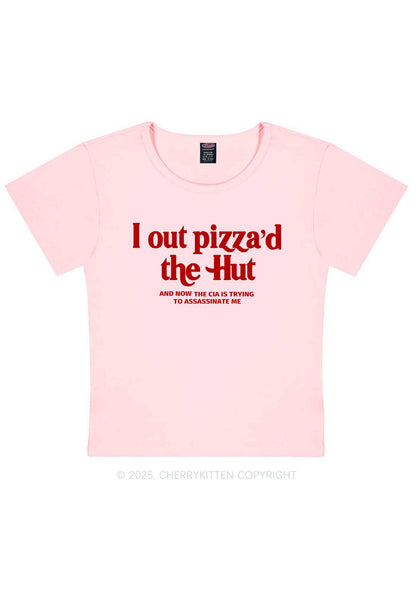 Out Pizzad The Hut Y2K Baby Tee Cherrykitten