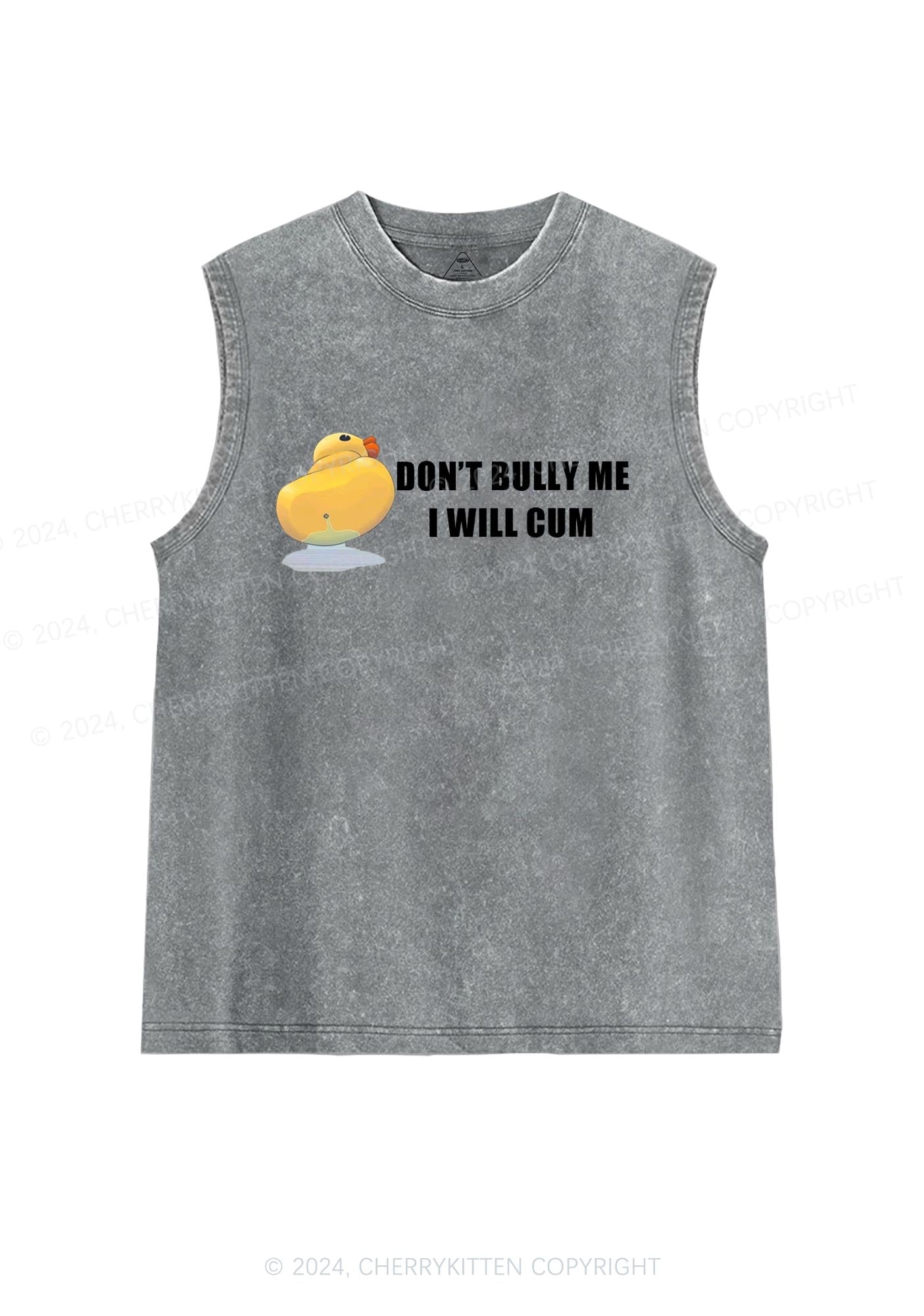 Don't Bully Duck Y2K Washed Tank Cherrykitten