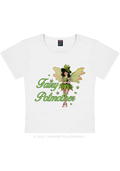 Fairy Potmother Y2K Baby Tee Cherrykitten