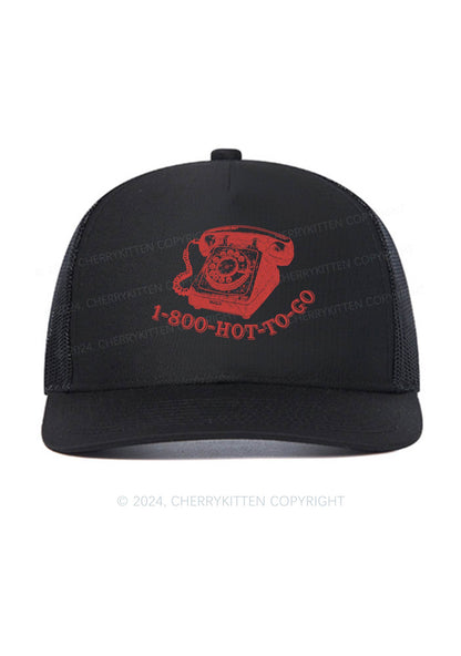 Hot To Go Y2K Trucker Mesh Hat Cherrykitten