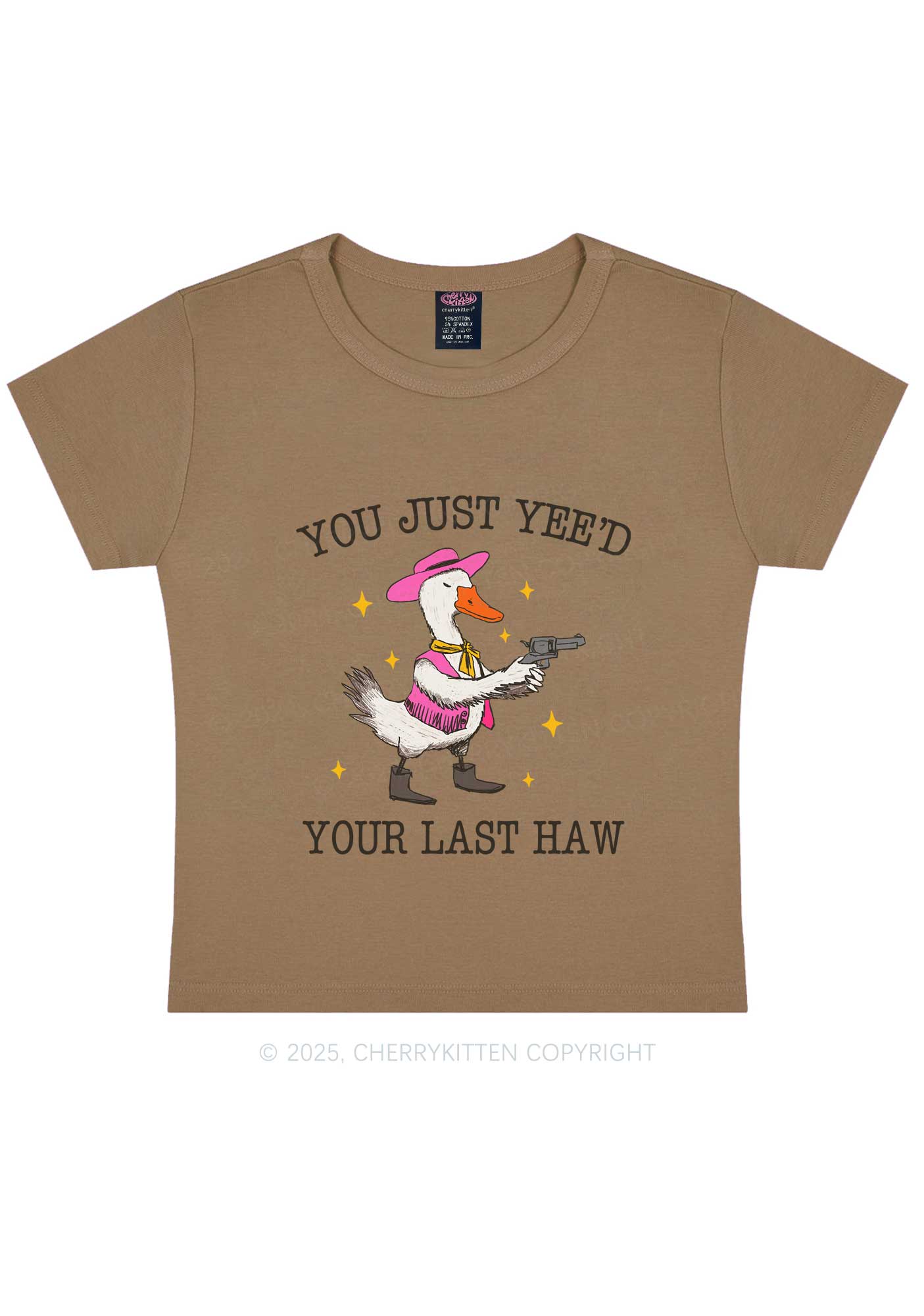 You Just Yeed Goose Y2K Baby Tee Cherrykitten