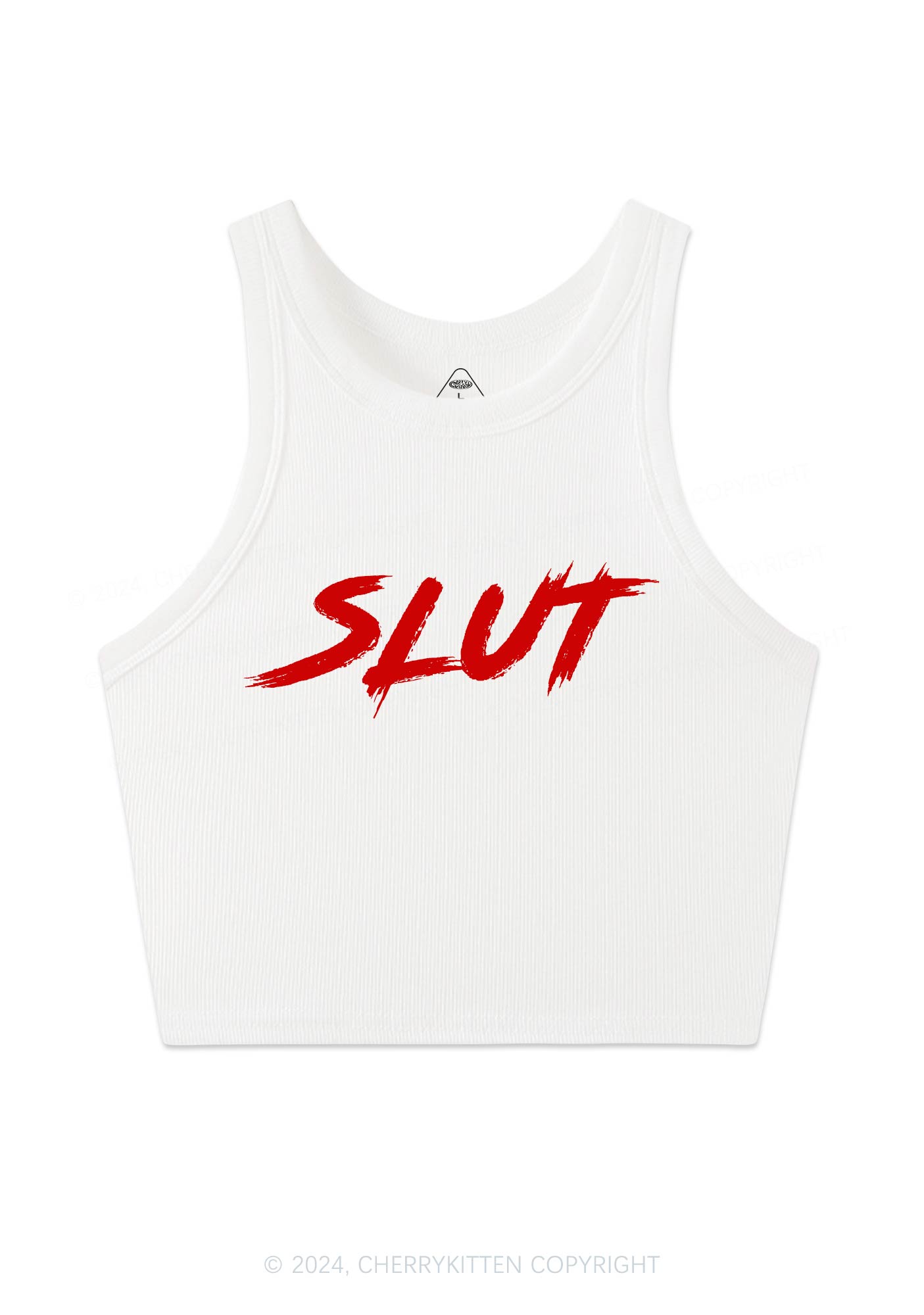 Hot Slxt Y2K Crop Tank Top Cherrykitten