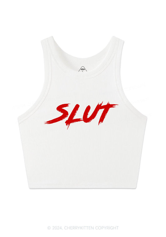 Hot Slxt Y2K Crop Tank Top Cherrykitten