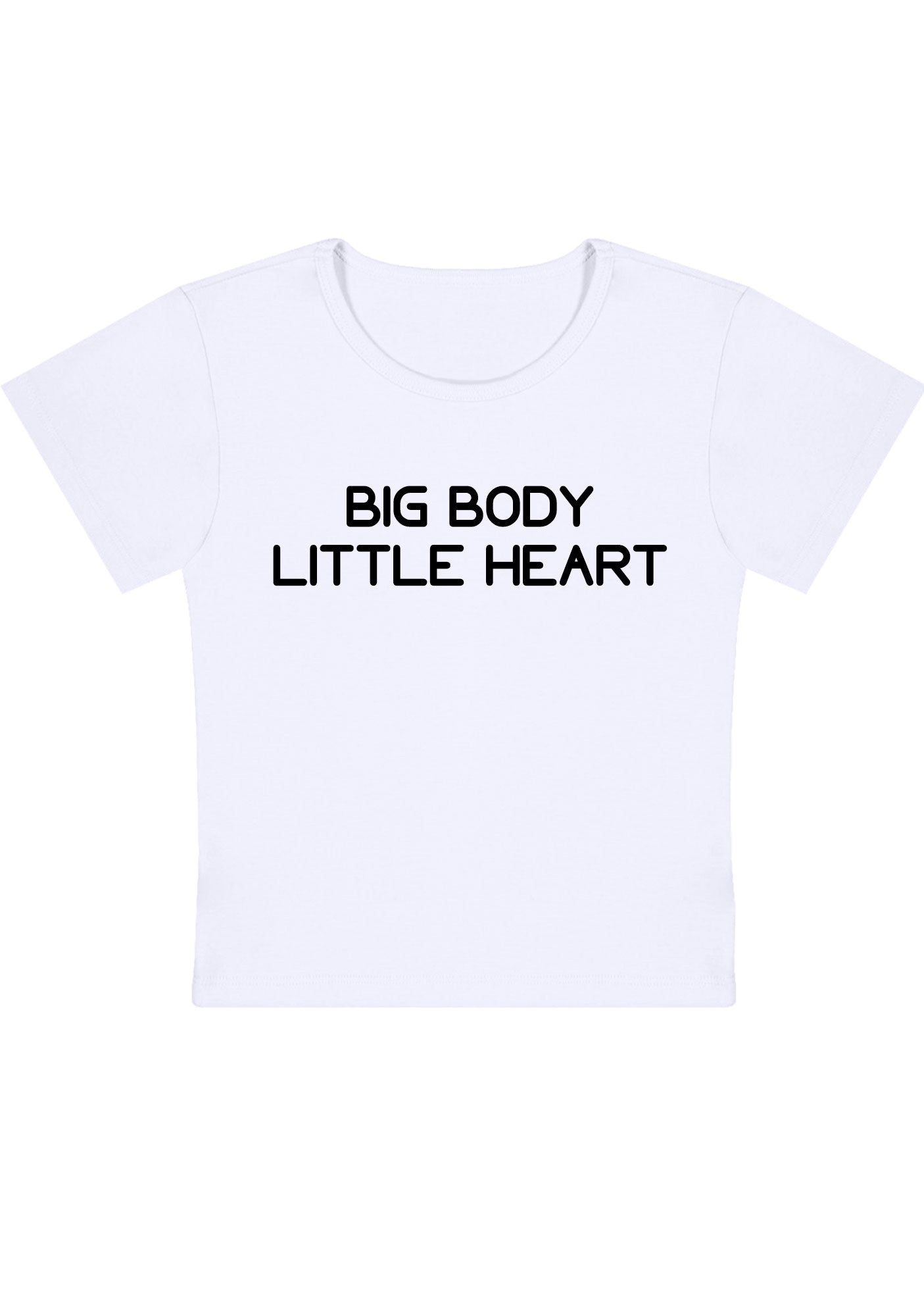 Curvy Big Body Little Heart Baby Tee