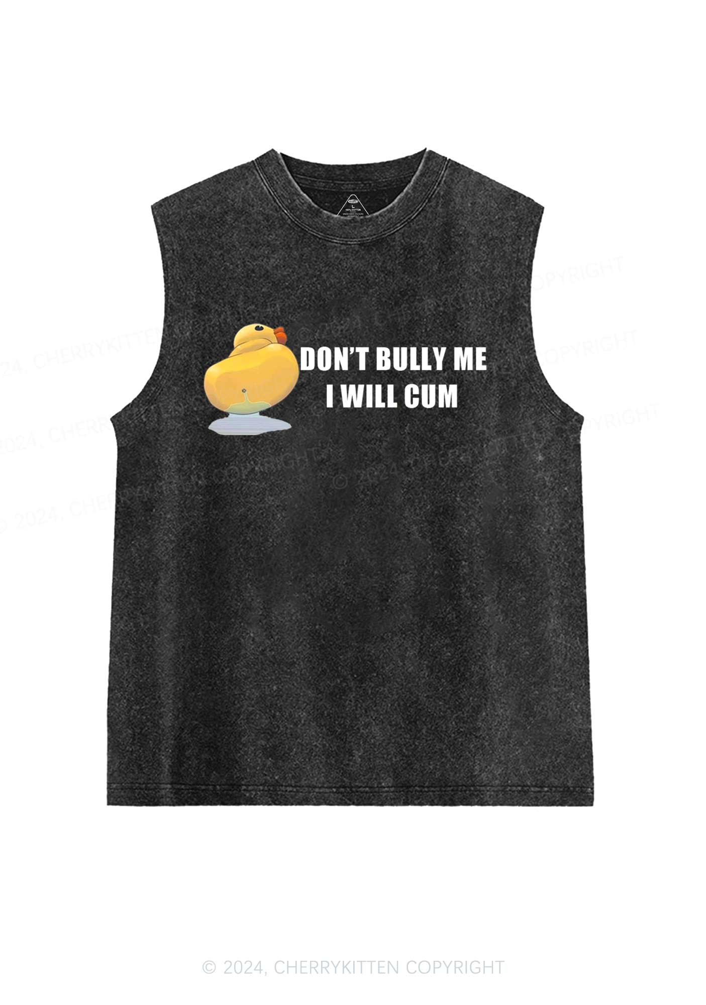 Don't Bully Duck Y2K Washed Tank Cherrykitten