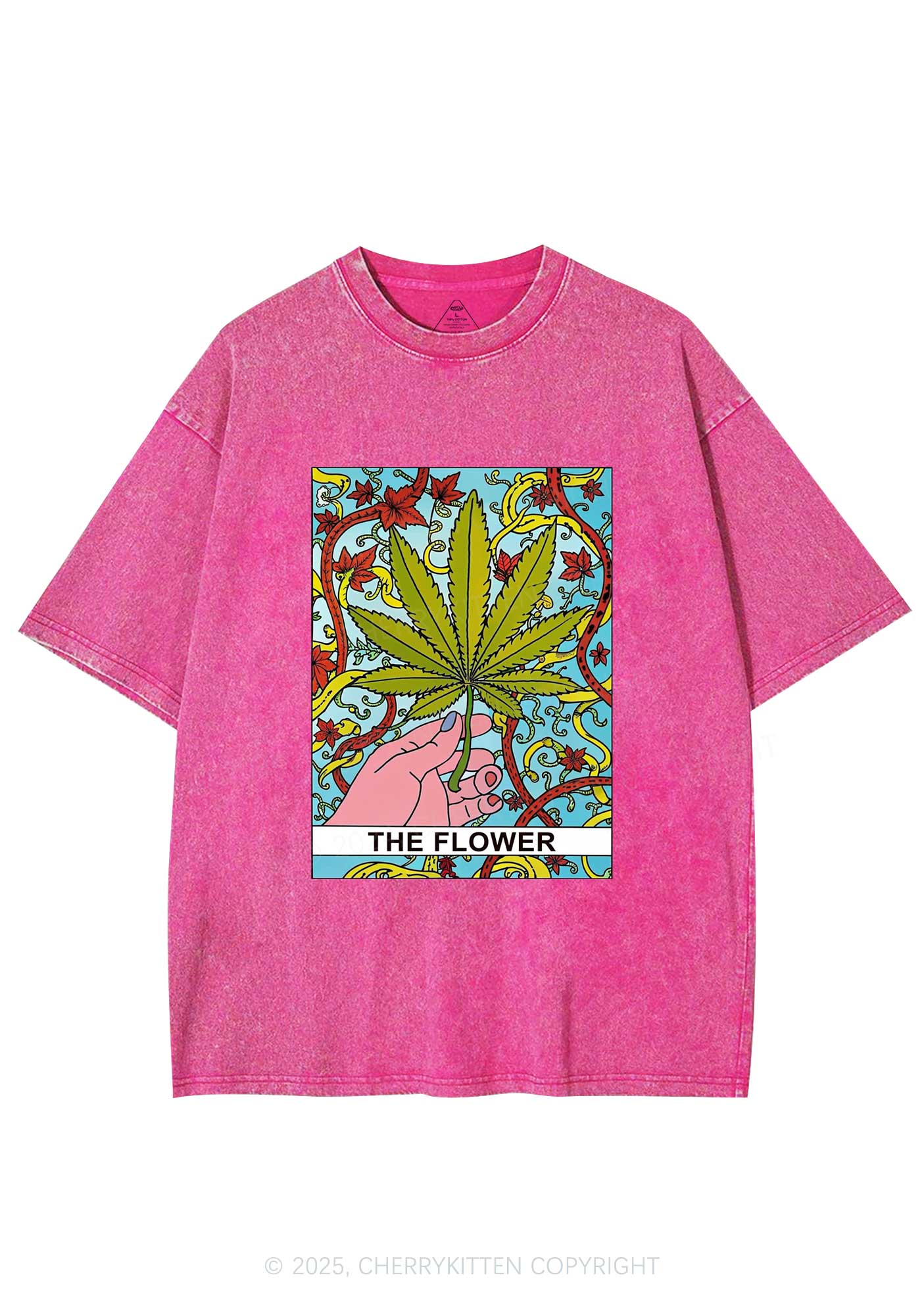 The Flower Y2K Washed Tee Cherrykitten