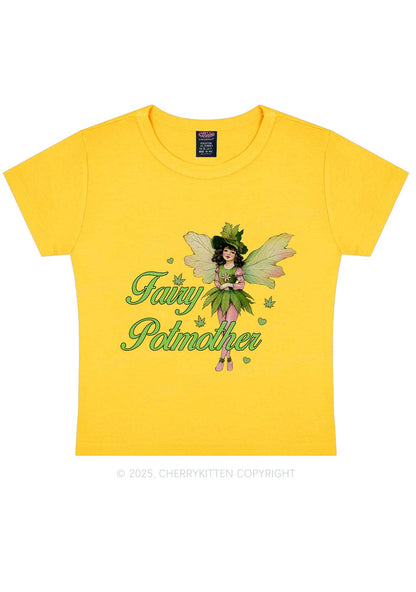 Fairy Potmother Y2K Baby Tee Cherrykitten