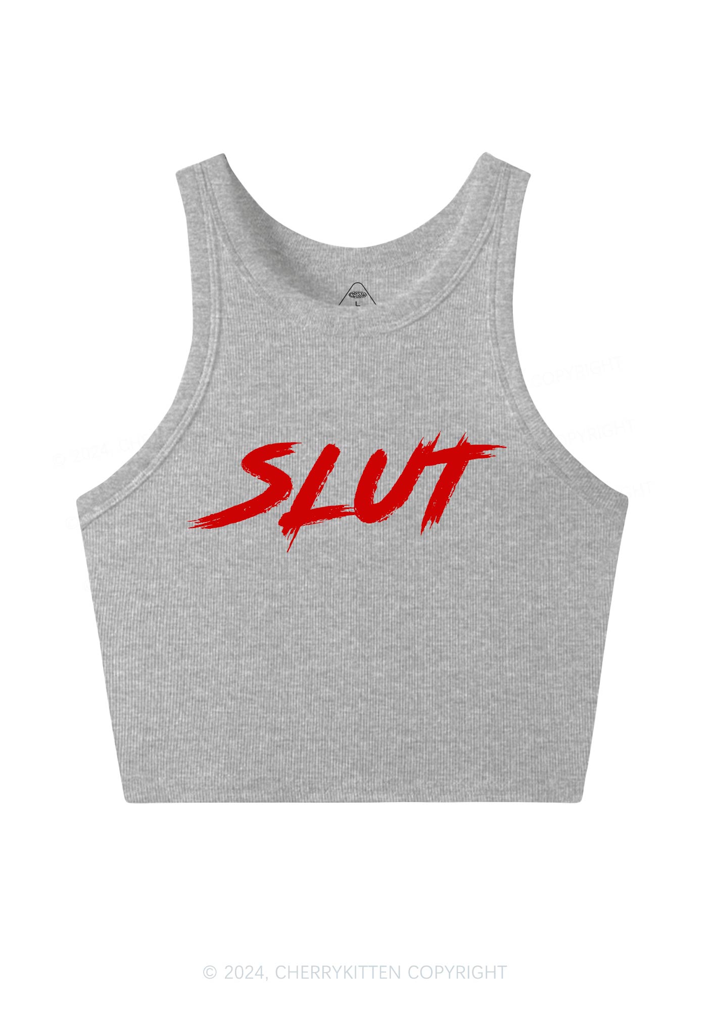 Hot Slxt Y2K Crop Tank Top Cherrykitten