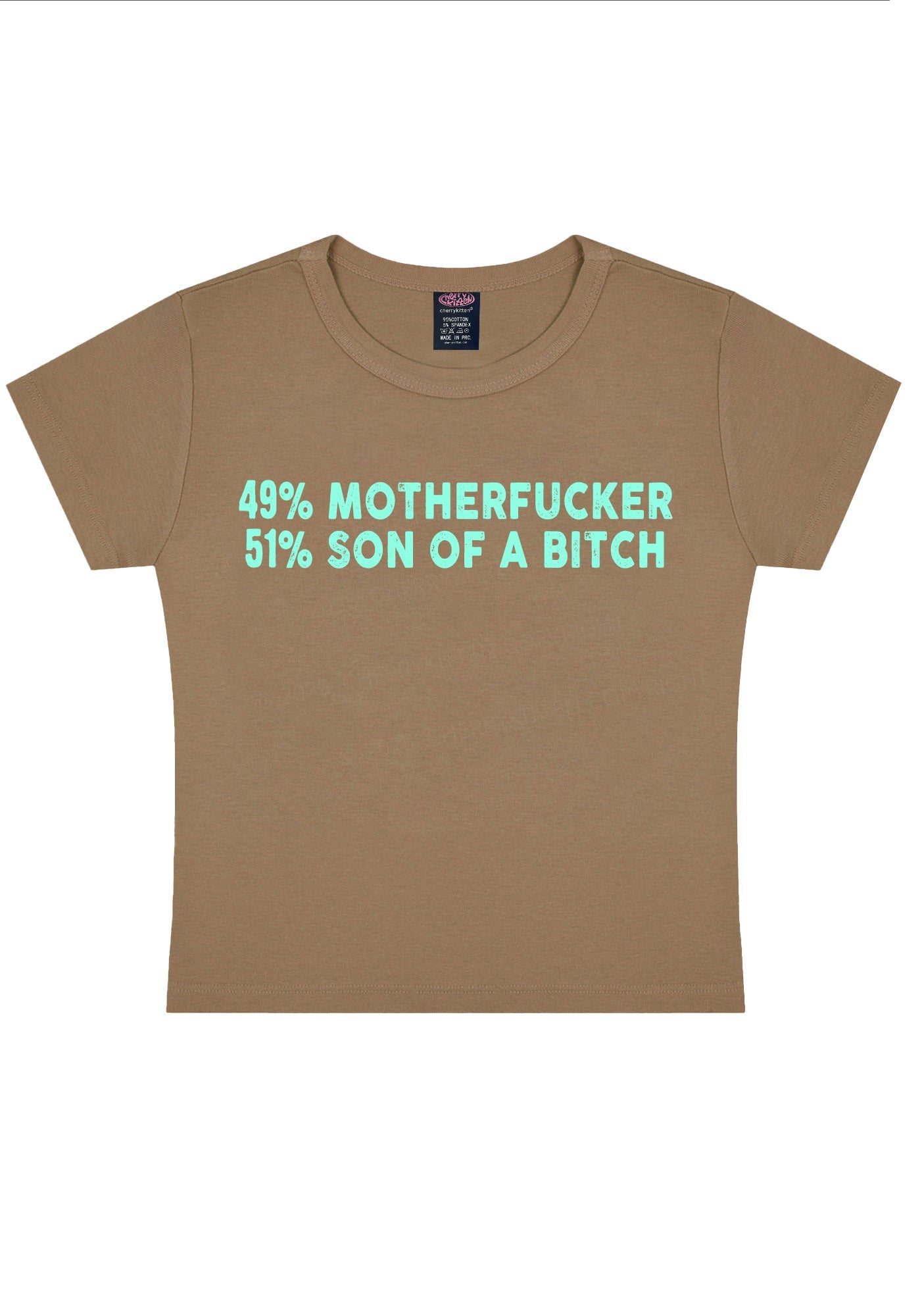 Motherfxcker Son Of Bxxch Y2K Baby Tee Cherrykitten