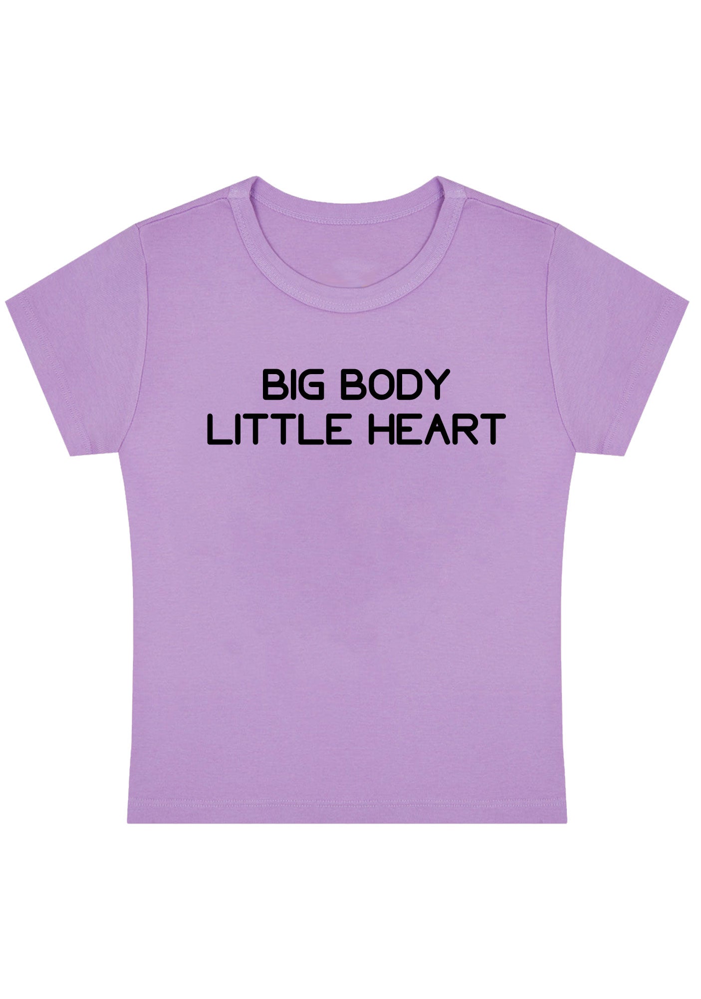 Curvy Big Body Little Heart Baby Tee