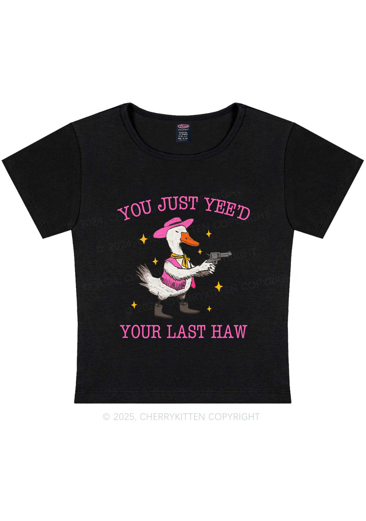 You Just Yeed Goose Y2K Baby Tee Cherrykitten