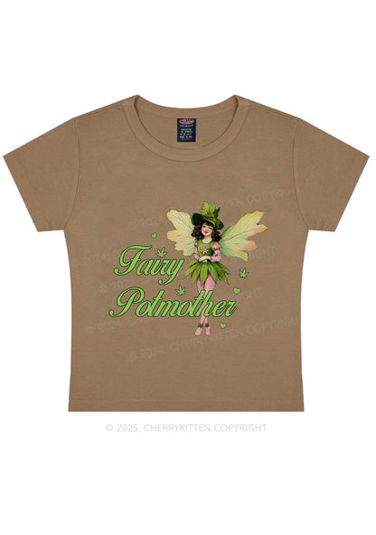 Fairy Potmother Y2K Baby Tee Cherrykitten