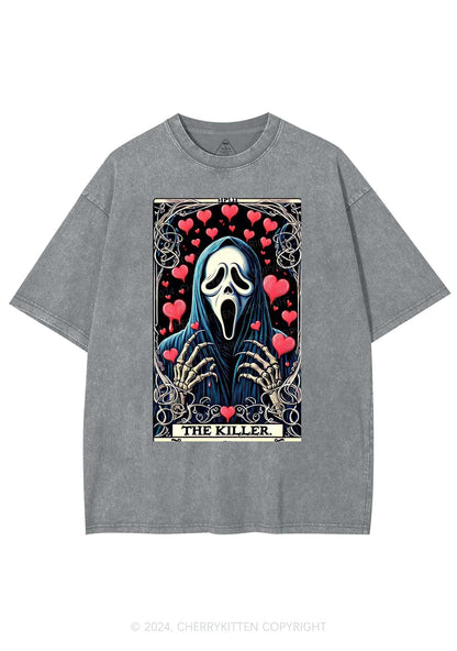 Halloween The Killer Y2K Washed Tee Cherrykitten