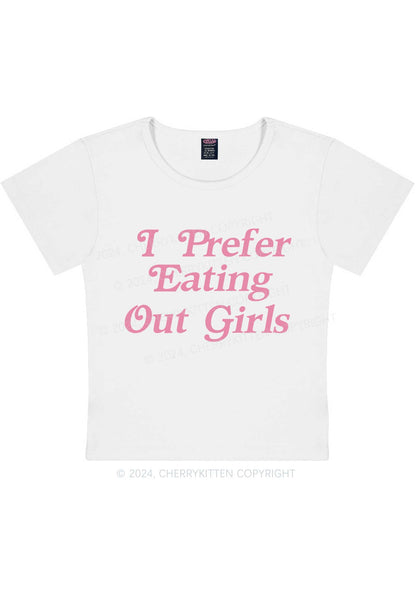 Eating Out Girls Y2K Baby Tee Cherrykitten