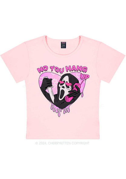 No You Hang Up Y2K Valentine's Day Baby Tee Cherrykitten