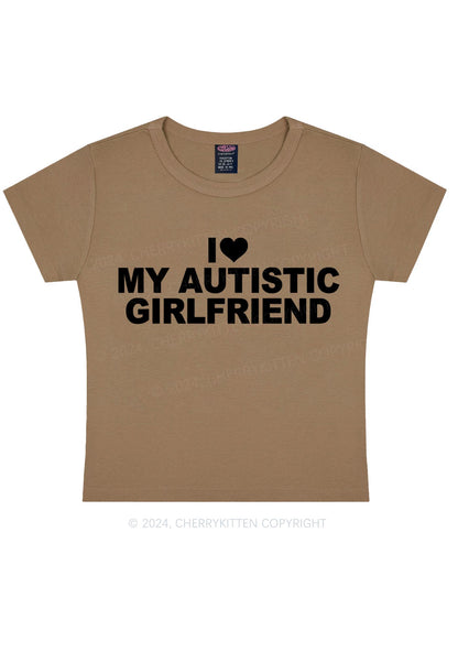 I Love My Autistic GF Y2K Valentine's Day Baby Tee Cherrykitten