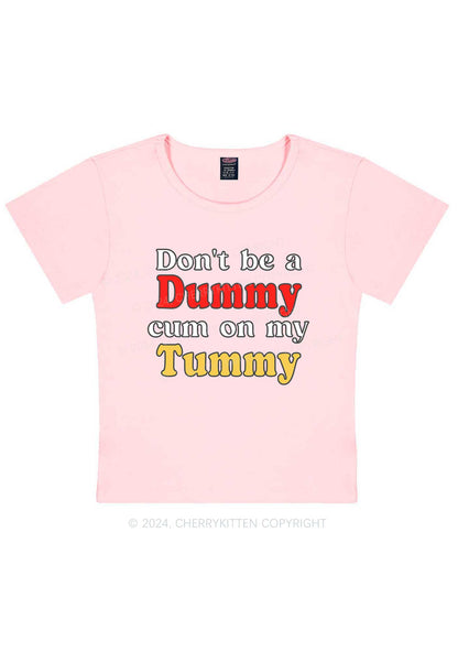 Dont Be A Dummy Y2K Baby Tee Cherrykitten