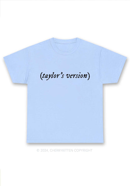 Taylor’s Version Y2K Chunky Shirt Cherrykitten