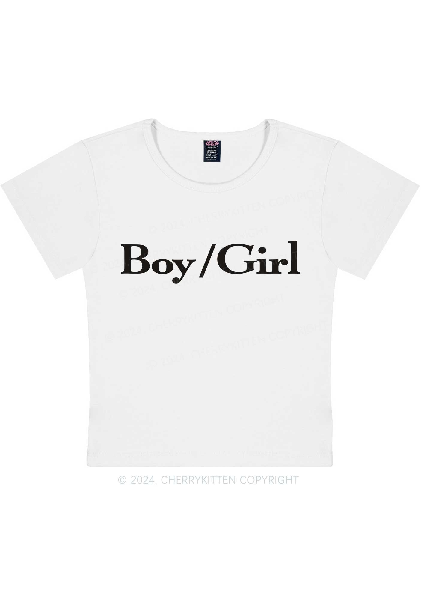 Boy Or Girl Y2K Baby Tee Cherrykitten