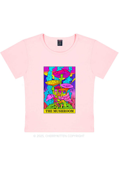 The Mushroom Y2K Baby Tee Cherrykitten