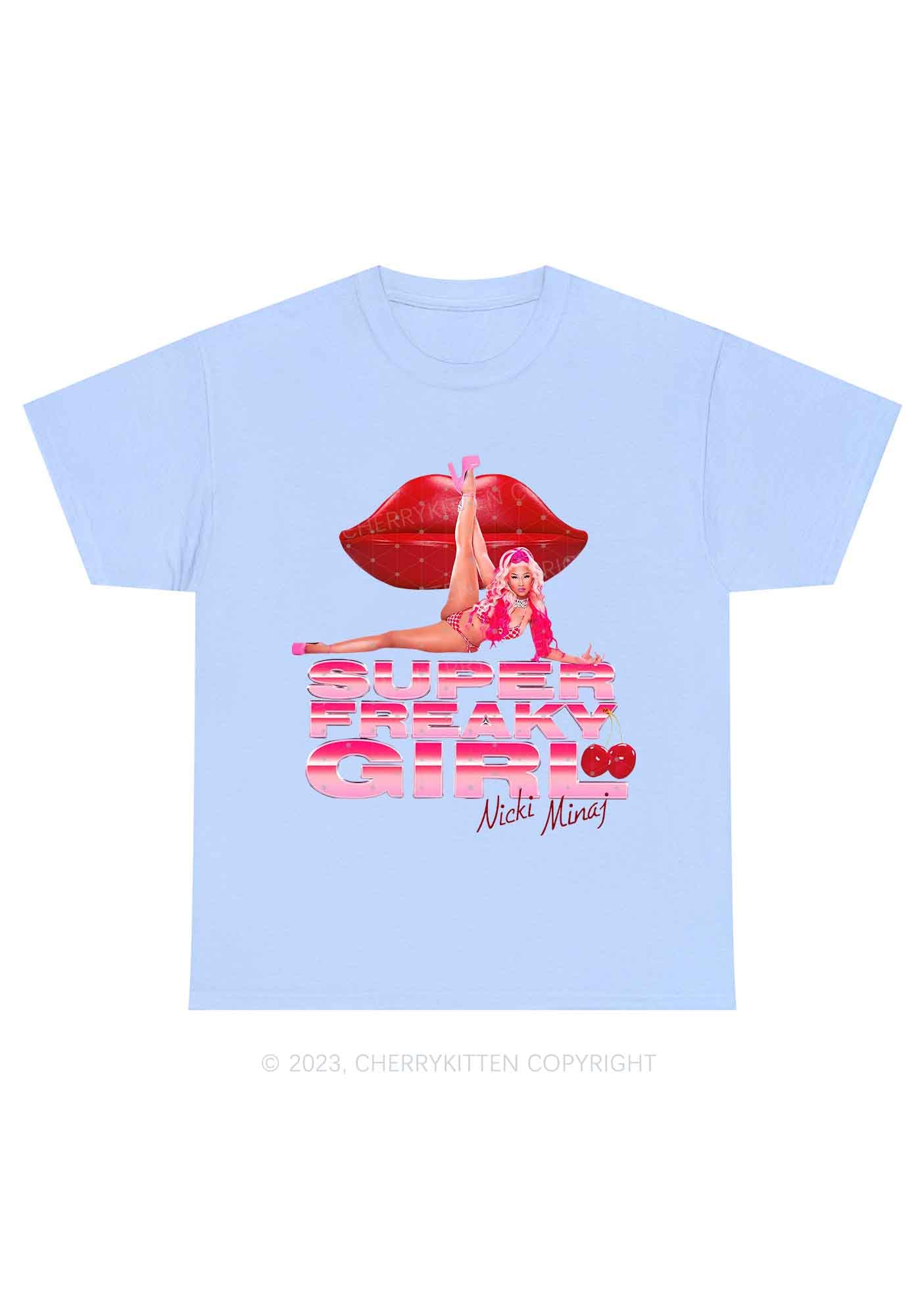 Super Freaky Girl Y2K Chunky Shirt Cherrykitten