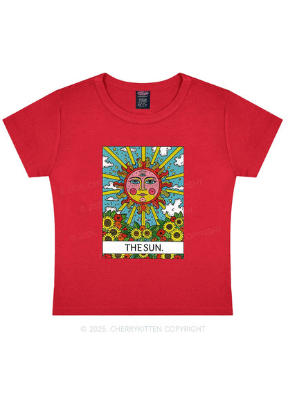 The Sun Y2K Baby Tee Cherrykitten