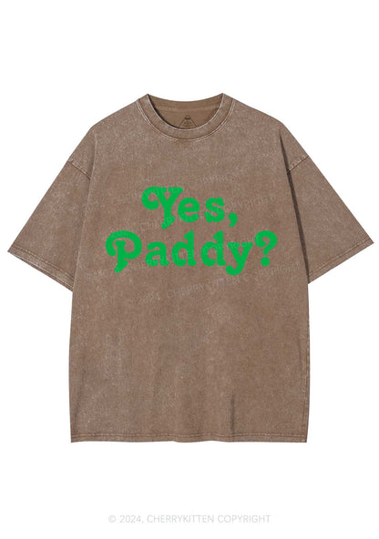 Yes Paddy St Patricks Y2K Washed Tee Cherrykitten