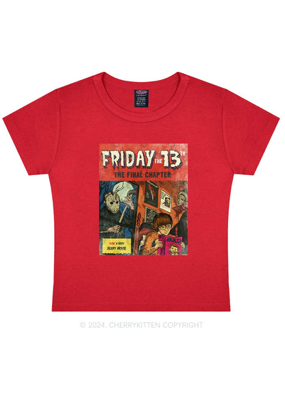 Halloween Friday Final Chapter Y2K Baby Tee Cherrykitten