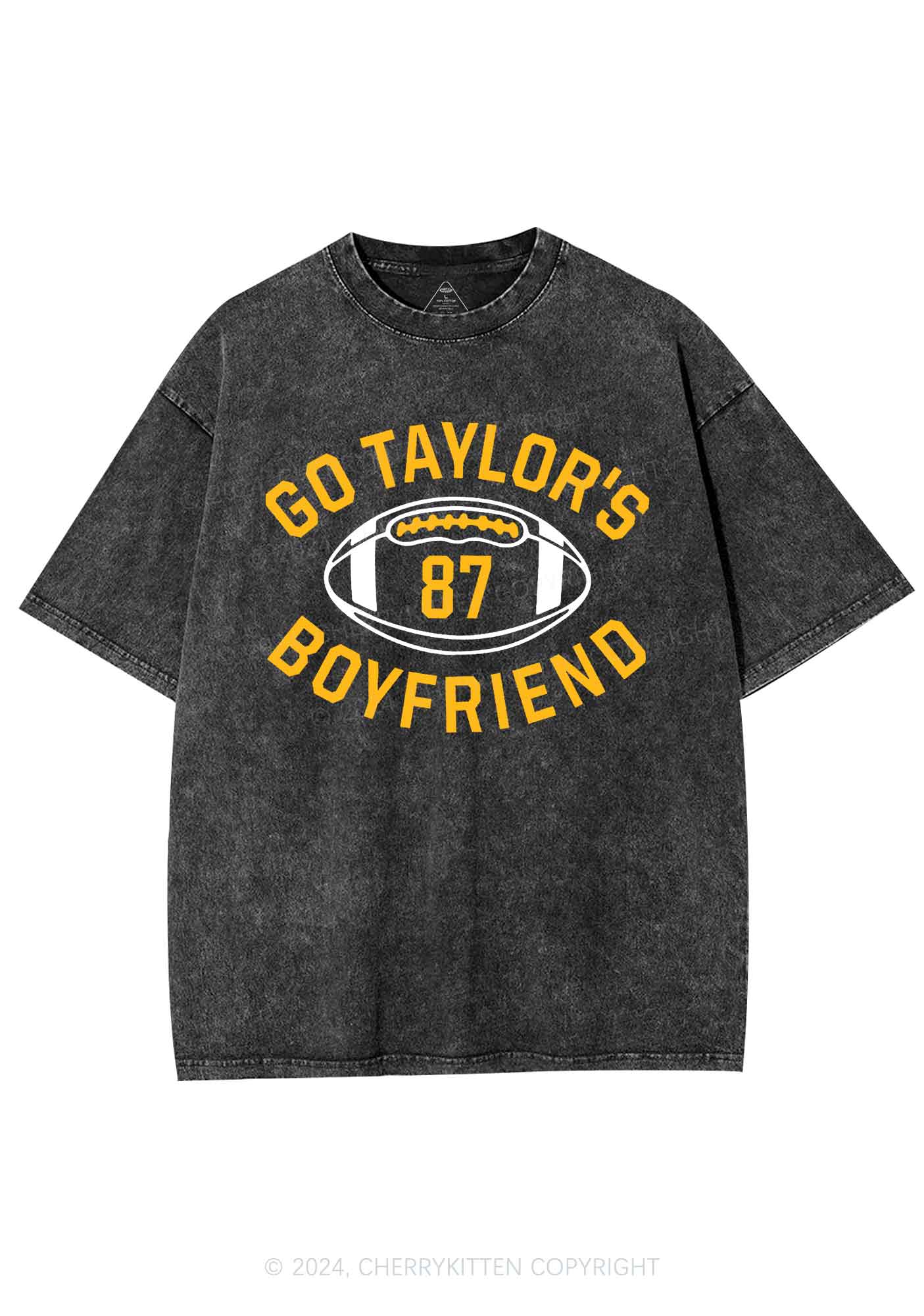 Go Boyfriend Y2K Super Bowl Washed Tee Cherrykitten