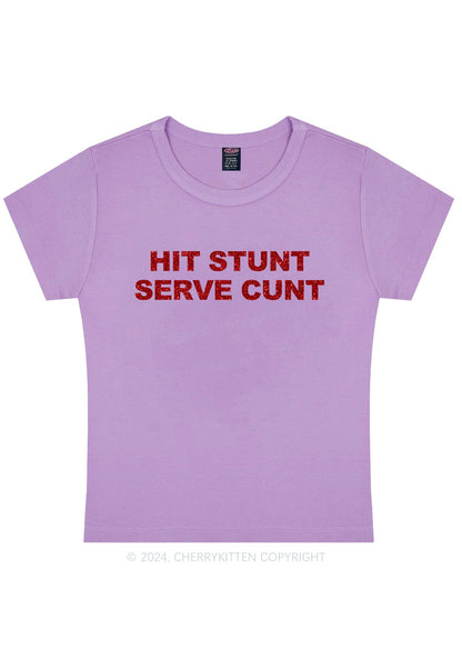 Hit Stunt Y2K Baby Tee Cherrykitten