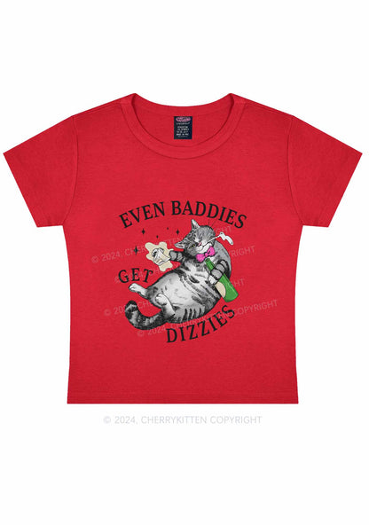 Baddies Get Dizzies Y2K Baby Tee Cherrykitten