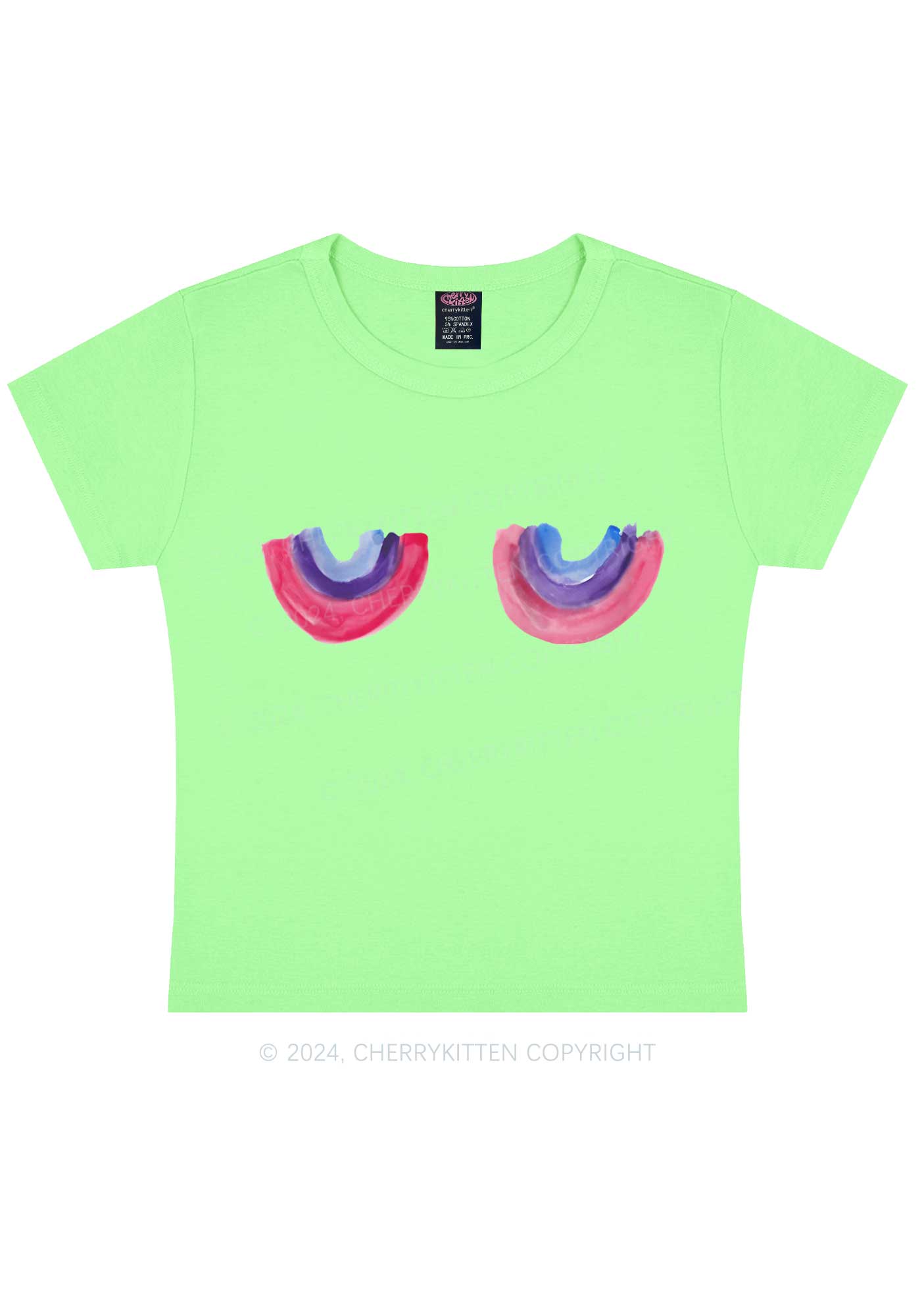 Bisexual Bxxb Y2K Baby Tee Cherrykitten