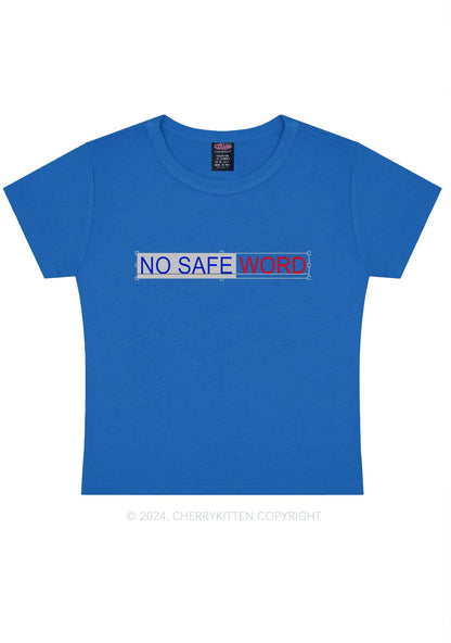 No Safe Word Y2K Baby Tee Cherrykitten