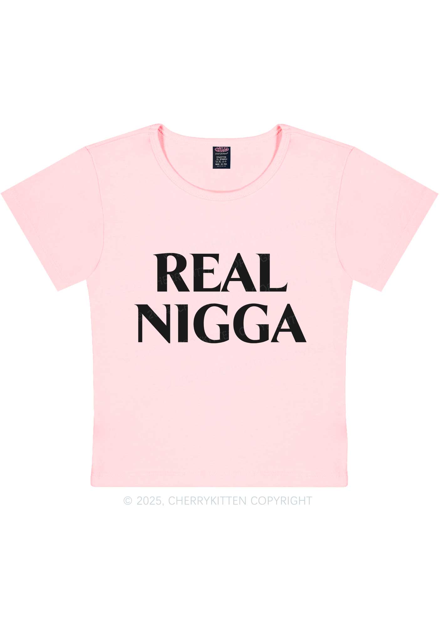 Real Nigga Y2K Baby Tee Cherrykitten