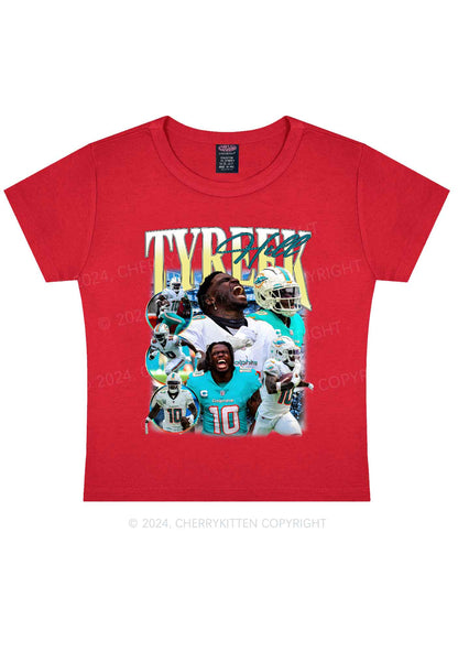 Yellow Hill Y2K Super Bowl Baby Tee Cherrykitten