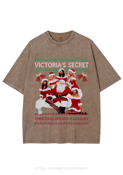 Christmas Dreams Fantasies Y2K Washed Tee Cherrykitten