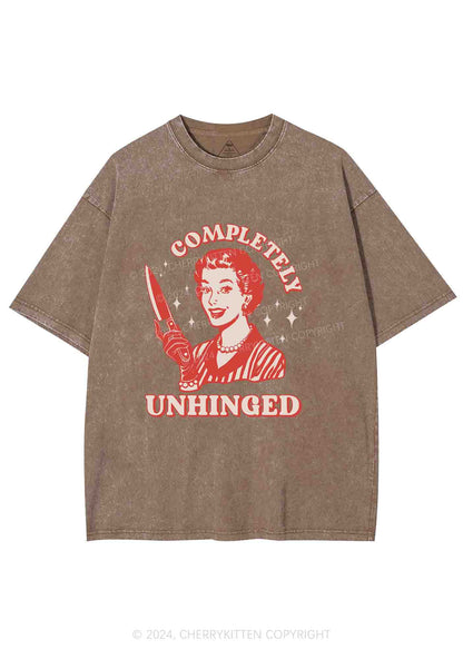 Completely Unhinged Y2K Washed Tee Cherrykitten