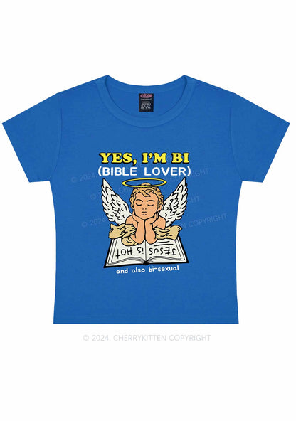 Bible Lover Y2K Baby Tee Cherrykitten