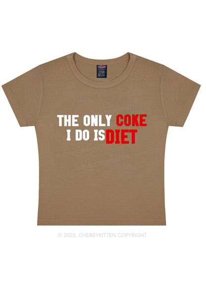 Coke Diet Y2K Baby Tee Cherrykitten