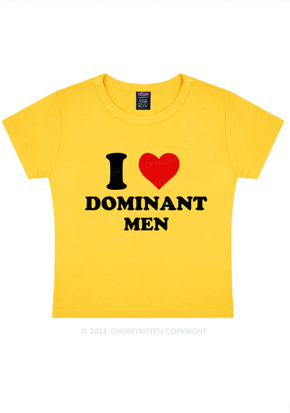 I Love D Men Y2K Baby Tee Cherrykitten