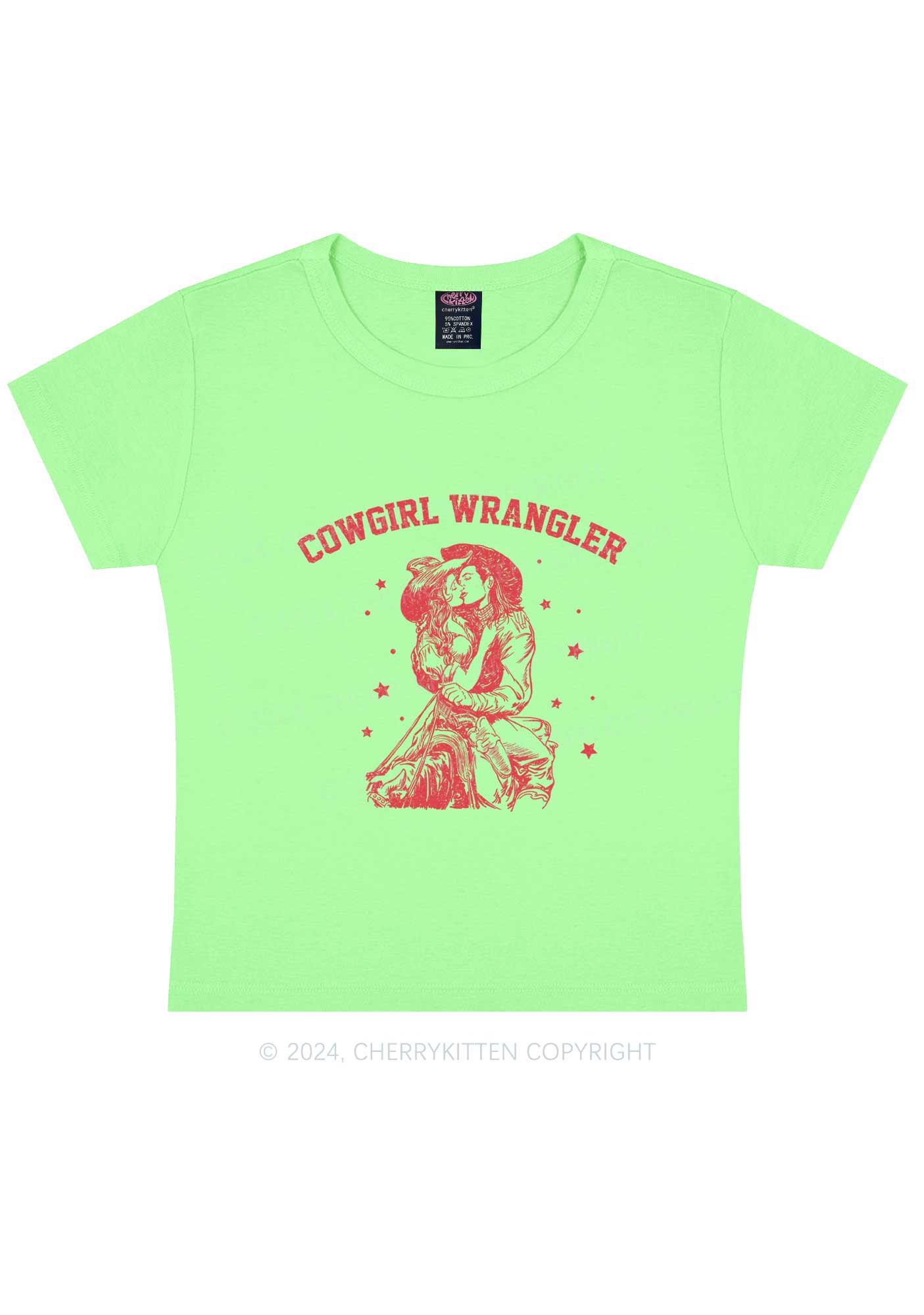 Cowgirl Wrangler Y2K Baby Tee Cherrykitten