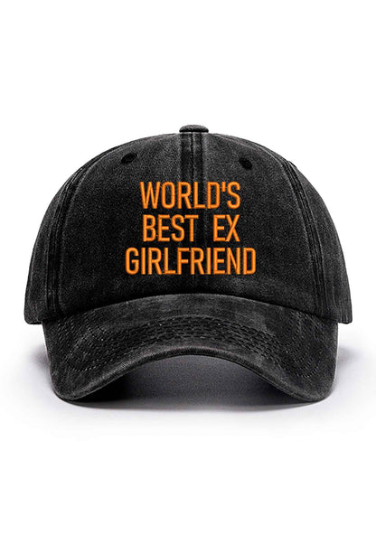 World's Best Ex Girlfriend Embroidered Baseball Cap