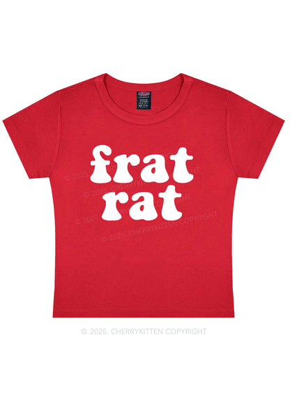 Frat Rat Y2K Baby Tee Cherrykitten